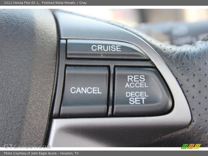 Polished Metal Metallic / Gray 2011 Honda Pilot EX-L