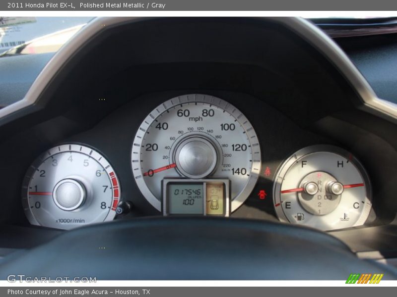 Polished Metal Metallic / Gray 2011 Honda Pilot EX-L