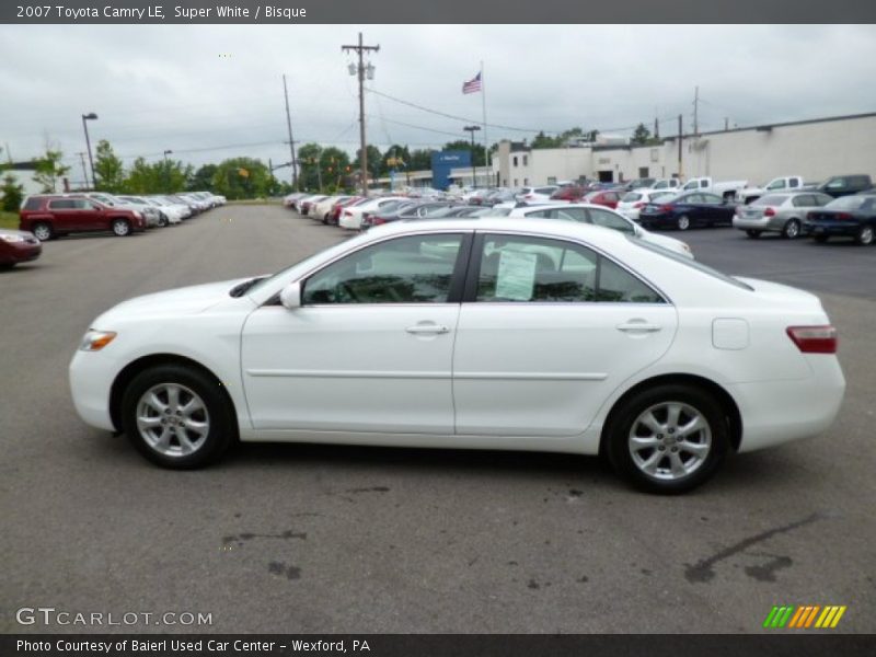 Super White / Bisque 2007 Toyota Camry LE