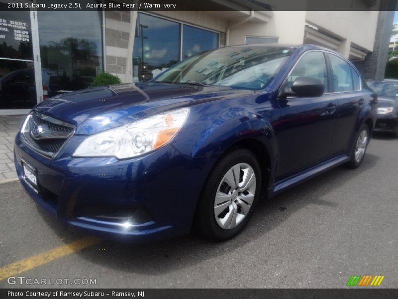 Azurite Blue Pearl / Warm Ivory 2011 Subaru Legacy 2.5i