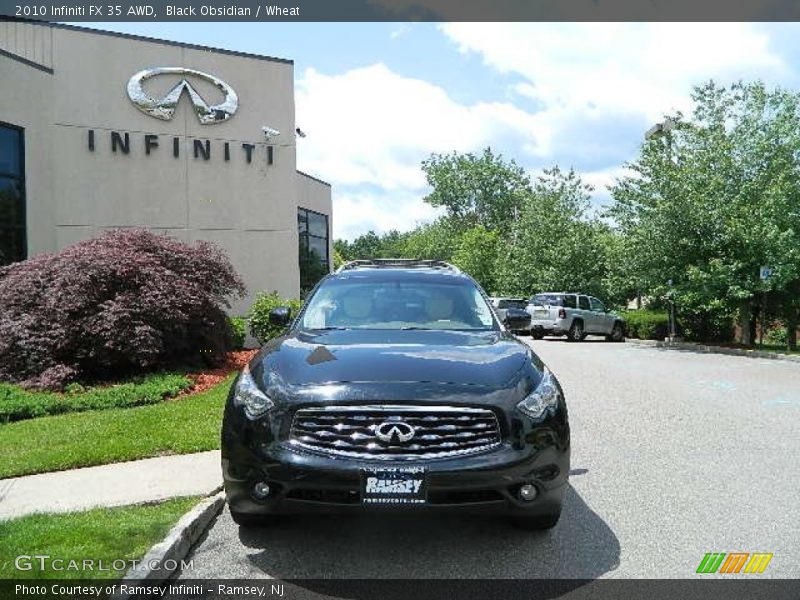 Black Obsidian / Wheat 2010 Infiniti FX 35 AWD