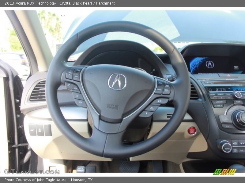 Crystal Black Pearl / Parchment 2013 Acura RDX Technology