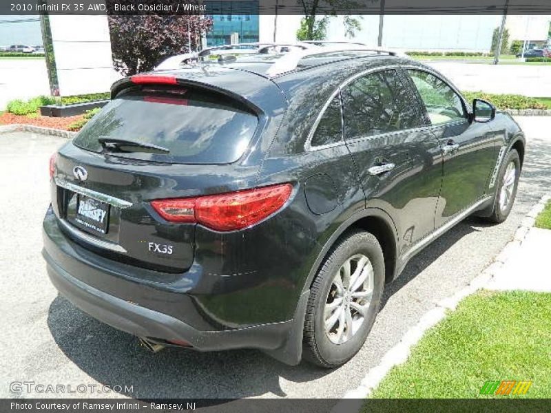 Black Obsidian / Wheat 2010 Infiniti FX 35 AWD
