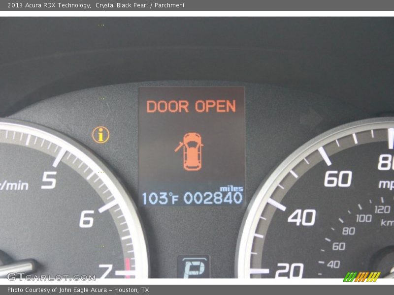 Crystal Black Pearl / Parchment 2013 Acura RDX Technology