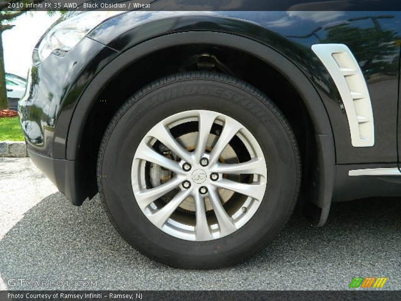 Black Obsidian / Wheat 2010 Infiniti FX 35 AWD