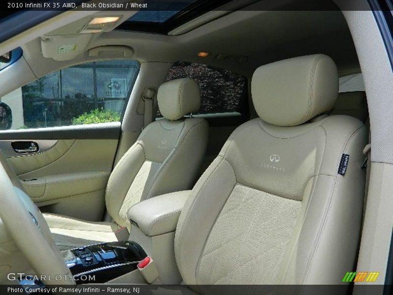 Black Obsidian / Wheat 2010 Infiniti FX 35 AWD