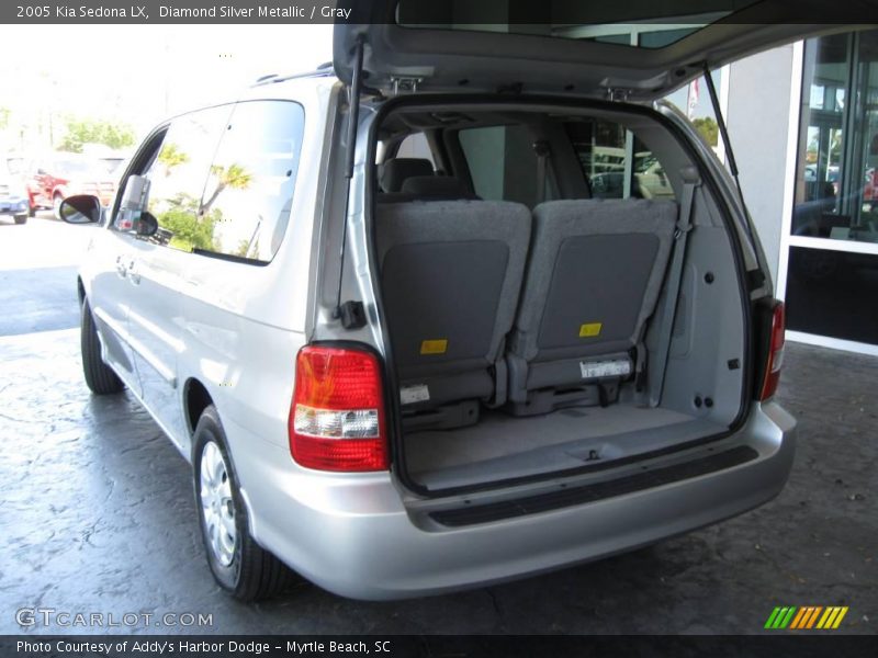 Diamond Silver Metallic / Gray 2005 Kia Sedona LX