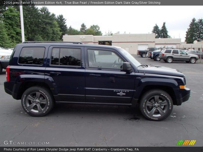 True Blue Pearl / Freedom Edition Dark Slate Gray/Silver Stitching 2014 Jeep Patriot Freedom Edition 4x4