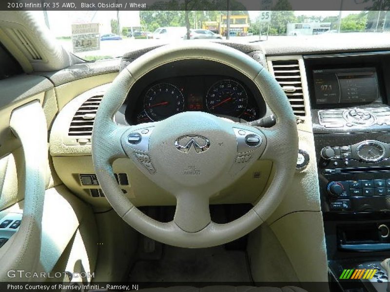 Black Obsidian / Wheat 2010 Infiniti FX 35 AWD