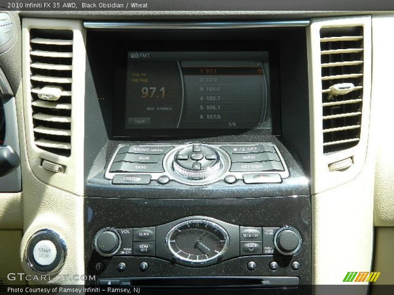 Black Obsidian / Wheat 2010 Infiniti FX 35 AWD