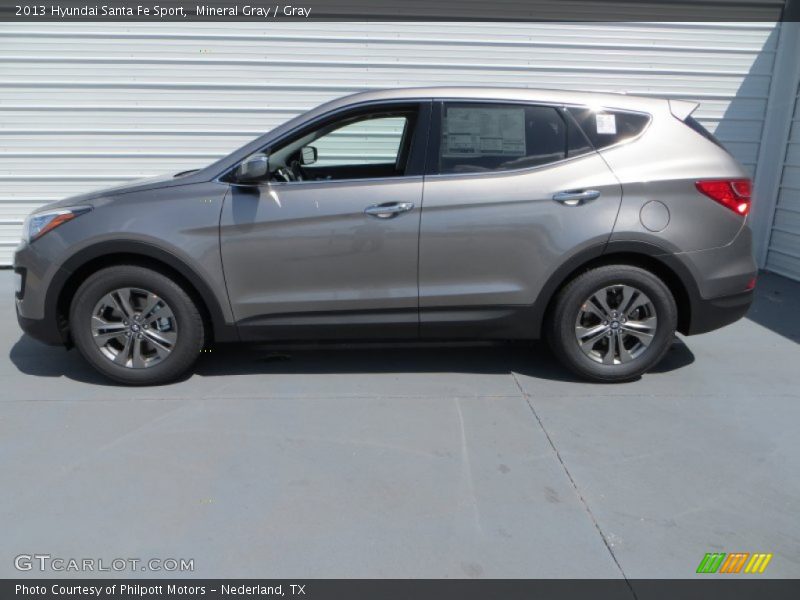 Mineral Gray / Gray 2013 Hyundai Santa Fe Sport