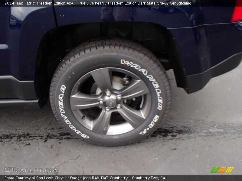 True Blue Pearl / Freedom Edition Dark Slate Gray/Silver Stitching 2014 Jeep Patriot Freedom Edition 4x4