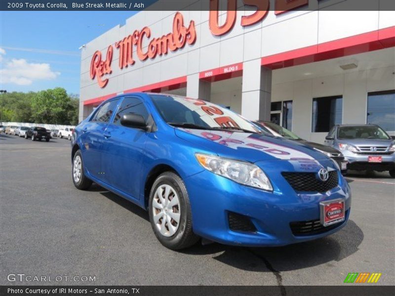 Blue Streak Metallic / Ash 2009 Toyota Corolla