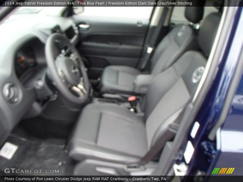 True Blue Pearl / Freedom Edition Dark Slate Gray/Silver Stitching 2014 Jeep Patriot Freedom Edition 4x4