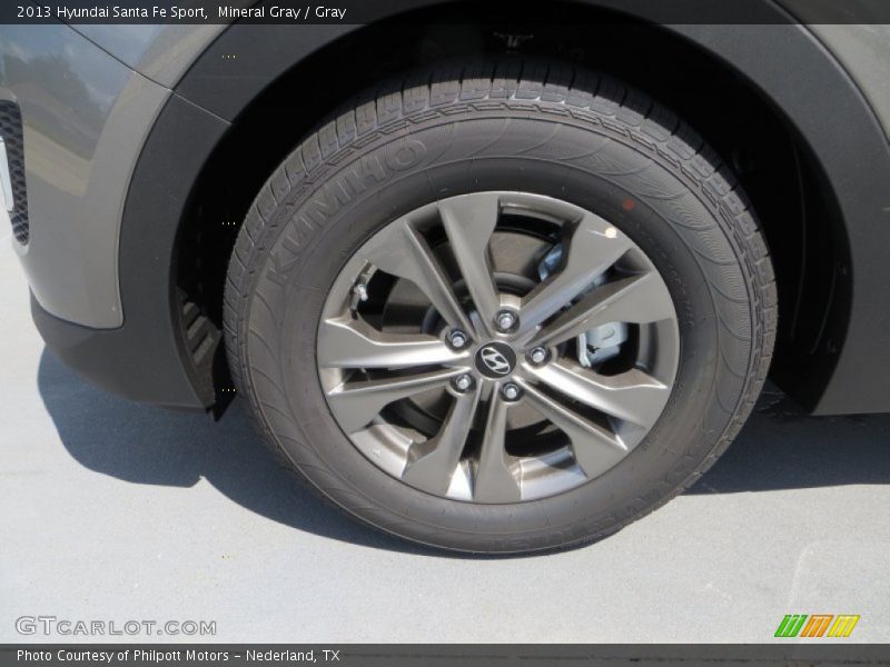 Mineral Gray / Gray 2013 Hyundai Santa Fe Sport