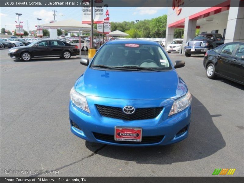 Blue Streak Metallic / Ash 2009 Toyota Corolla