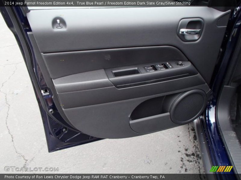 True Blue Pearl / Freedom Edition Dark Slate Gray/Silver Stitching 2014 Jeep Patriot Freedom Edition 4x4