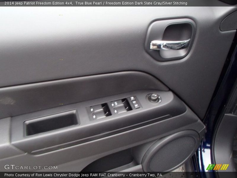 True Blue Pearl / Freedom Edition Dark Slate Gray/Silver Stitching 2014 Jeep Patriot Freedom Edition 4x4