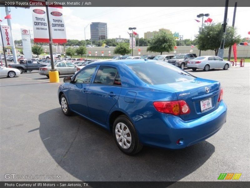 Blue Streak Metallic / Ash 2009 Toyota Corolla