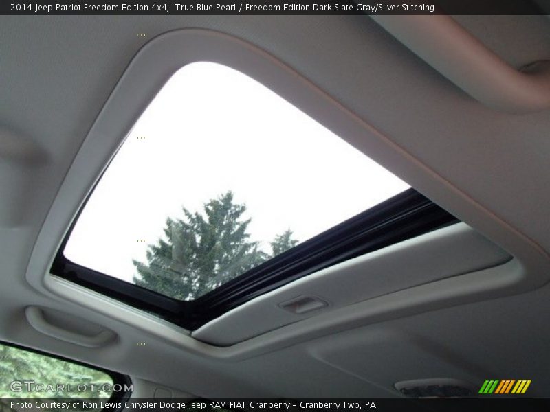 True Blue Pearl / Freedom Edition Dark Slate Gray/Silver Stitching 2014 Jeep Patriot Freedom Edition 4x4