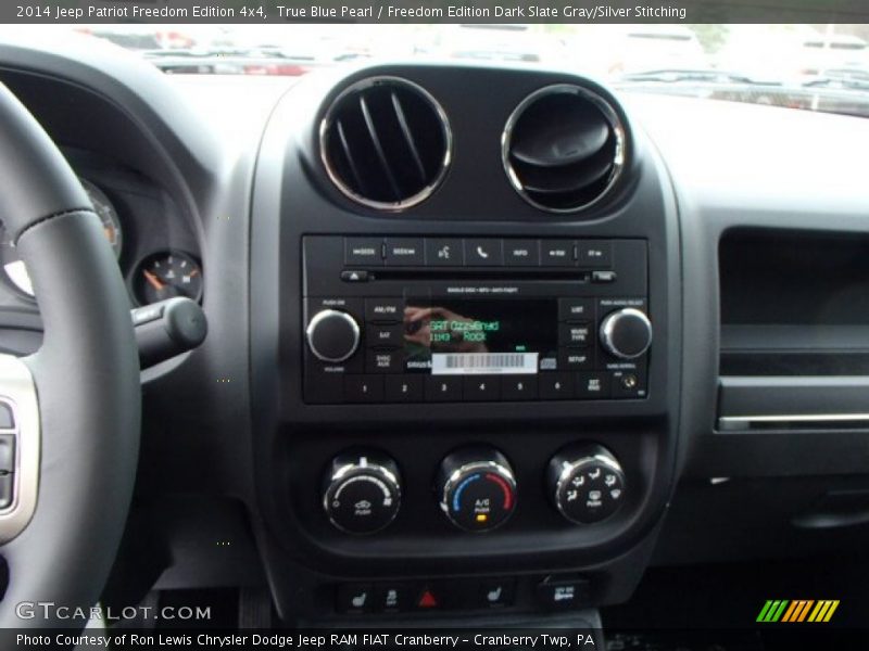 True Blue Pearl / Freedom Edition Dark Slate Gray/Silver Stitching 2014 Jeep Patriot Freedom Edition 4x4