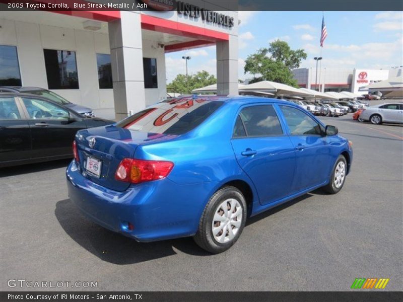 Blue Streak Metallic / Ash 2009 Toyota Corolla