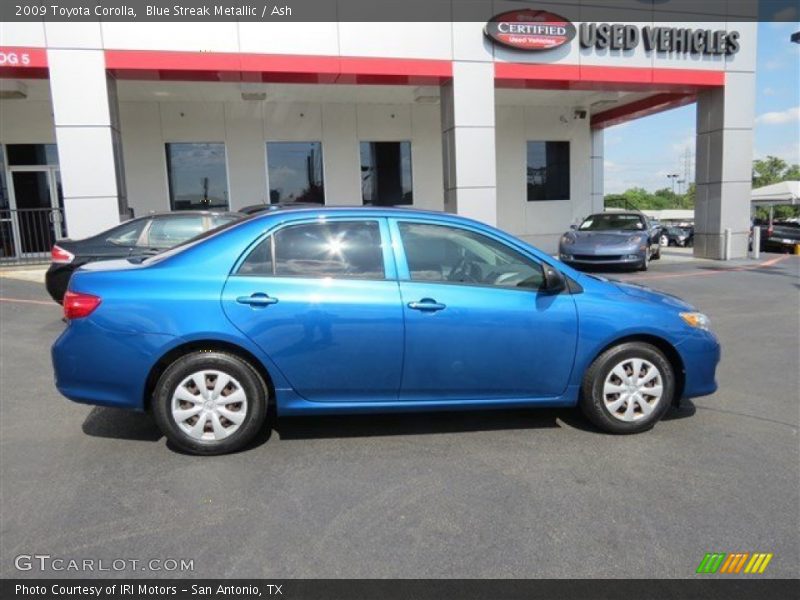 Blue Streak Metallic / Ash 2009 Toyota Corolla