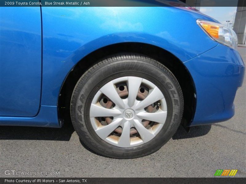 Blue Streak Metallic / Ash 2009 Toyota Corolla