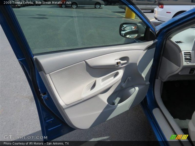 Blue Streak Metallic / Ash 2009 Toyota Corolla