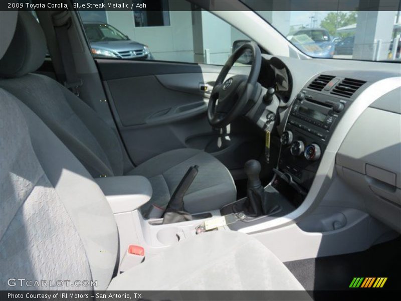 Blue Streak Metallic / Ash 2009 Toyota Corolla