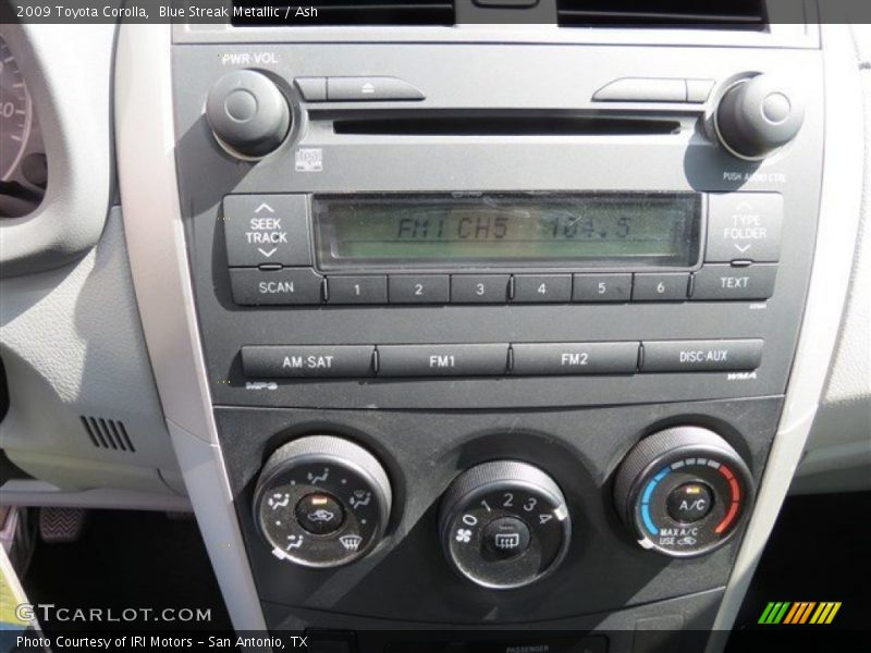 Blue Streak Metallic / Ash 2009 Toyota Corolla