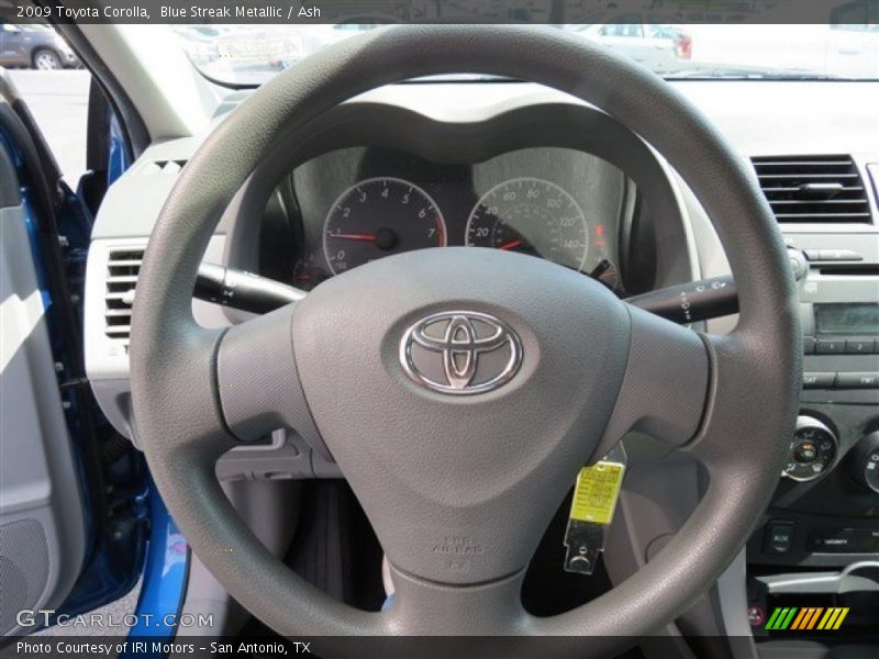 Blue Streak Metallic / Ash 2009 Toyota Corolla