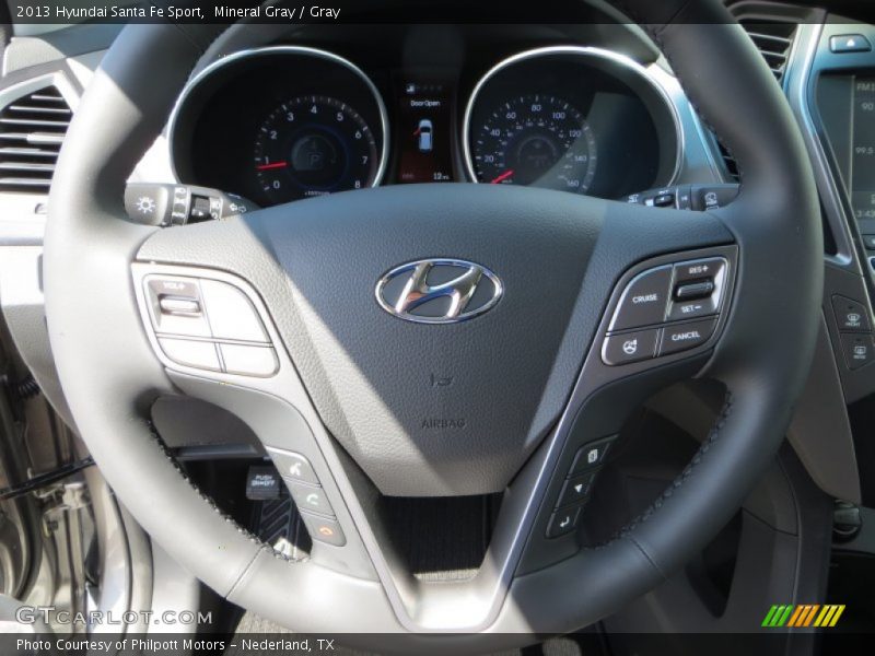Mineral Gray / Gray 2013 Hyundai Santa Fe Sport