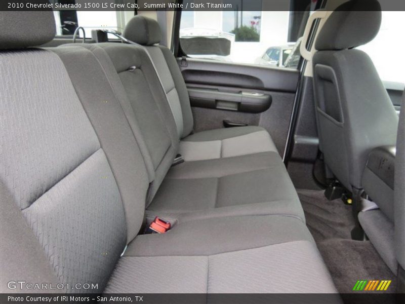 Summit White / Dark Titanium 2010 Chevrolet Silverado 1500 LS Crew Cab