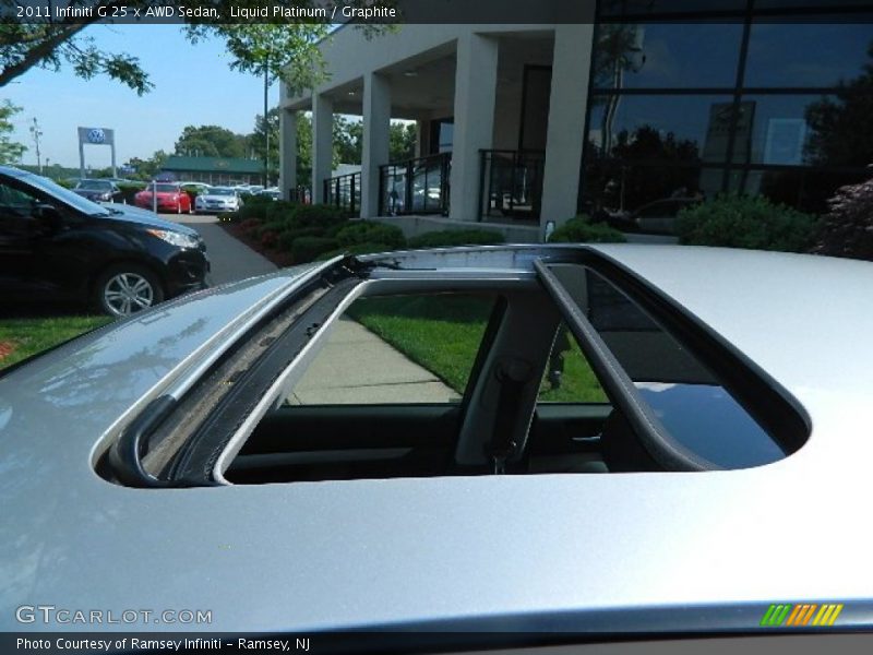 Liquid Platinum / Graphite 2011 Infiniti G 25 x AWD Sedan