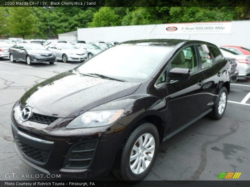 Black Cherry Mica / Sand 2010 Mazda CX-7 i SV