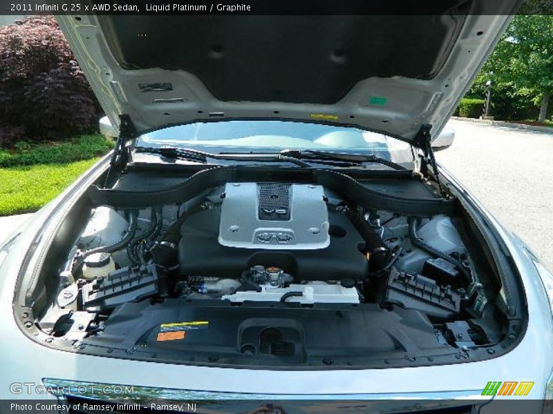 Liquid Platinum / Graphite 2011 Infiniti G 25 x AWD Sedan