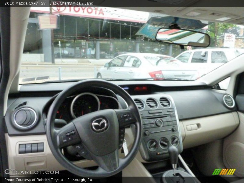 Black Cherry Mica / Sand 2010 Mazda CX-7 i SV