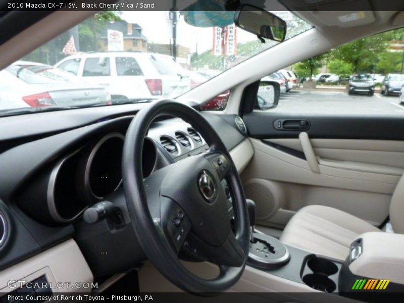 Black Cherry Mica / Sand 2010 Mazda CX-7 i SV