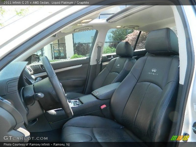 Liquid Platinum / Graphite 2011 Infiniti G 25 x AWD Sedan