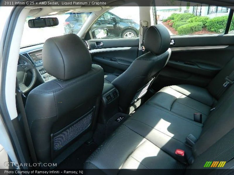 Liquid Platinum / Graphite 2011 Infiniti G 25 x AWD Sedan