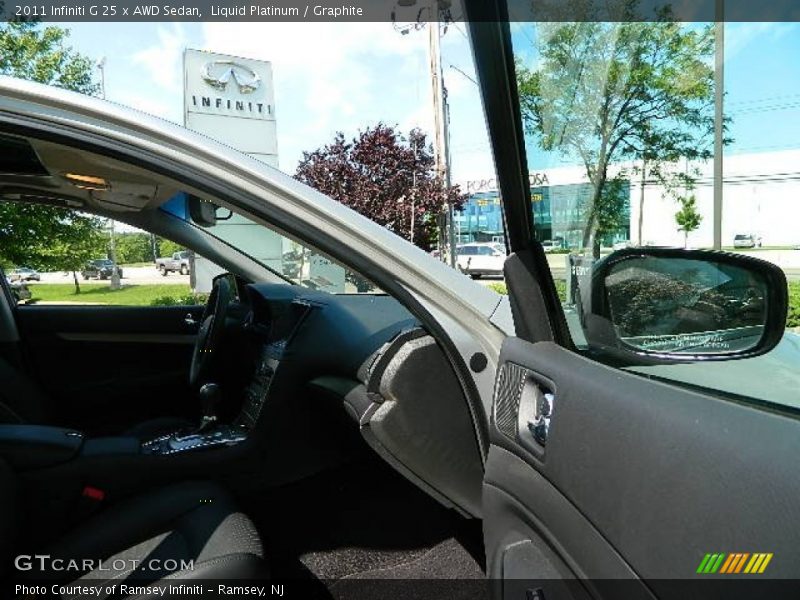 Liquid Platinum / Graphite 2011 Infiniti G 25 x AWD Sedan