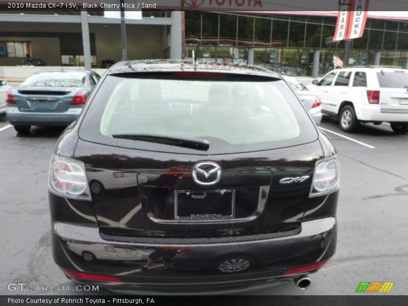 Black Cherry Mica / Sand 2010 Mazda CX-7 i SV