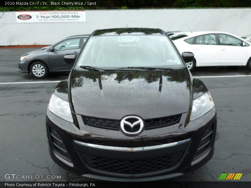 Black Cherry Mica / Sand 2010 Mazda CX-7 i SV