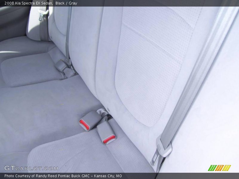Black / Gray 2008 Kia Spectra EX Sedan