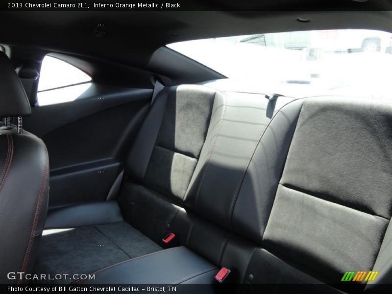 Inferno Orange Metallic / Black 2013 Chevrolet Camaro ZL1