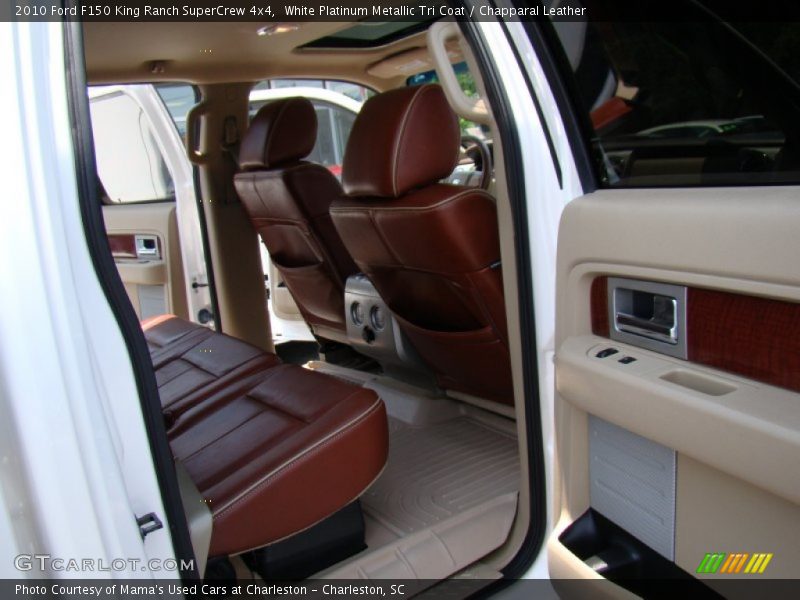 White Platinum Metallic Tri Coat / Chapparal Leather 2010 Ford F150 King Ranch SuperCrew 4x4
