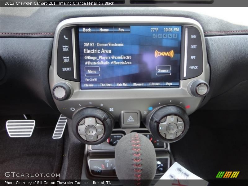 Controls of 2013 Camaro ZL1