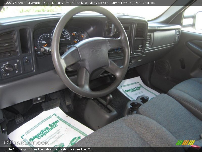 Summit White / Dark Charcoal 2007 Chevrolet Silverado 2500HD Classic Work Truck Regular Cab 4x4