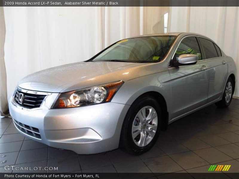 Alabaster Silver Metallic / Black 2009 Honda Accord LX-P Sedan